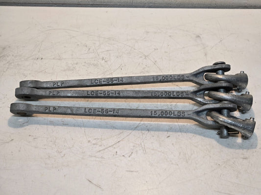 3 Quantity of PLP LCE-55-14 14" Extension Links | 15,000 Lbs (3 Quantity)