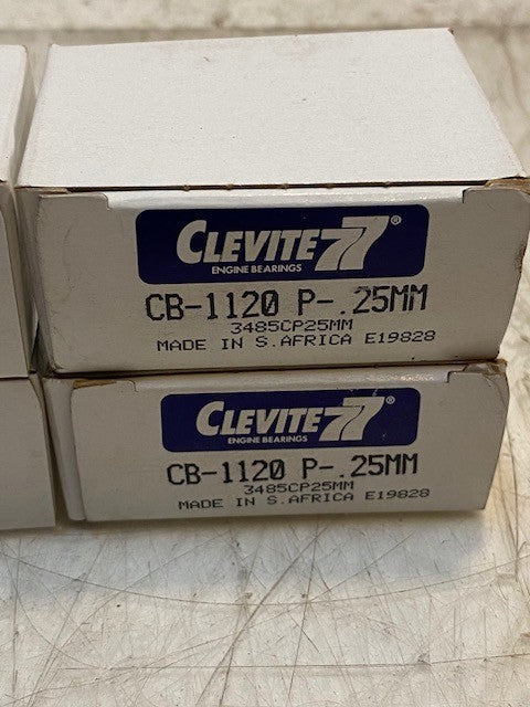 4 Pair of Clevite 77 Connecting Rod Bearings CB-1120P-.25mm (8 Pieces Total)