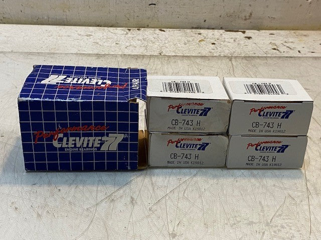 4 Pair of Clevite 77 Connecting Rod Bearings CB-743H (8 Pieces Total)