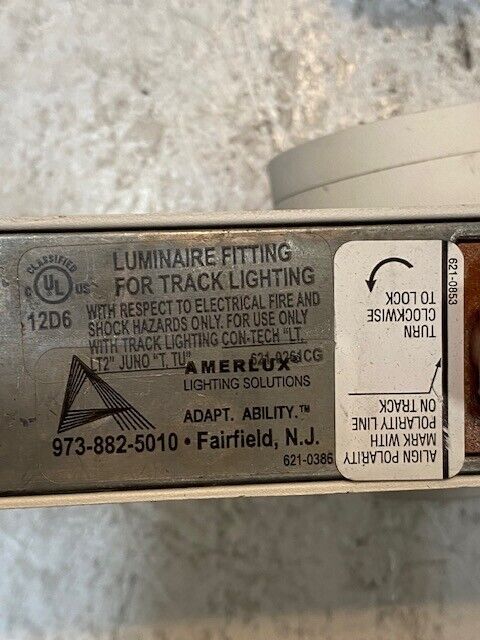 3 Qty of Amerlux Lighting Track Fixtures 621-0386 | FL DB2690 | 621-0856 (3 Qty)