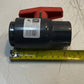 2 Quantity of Spears 1" PVC Threaded Ball Valve 235 PSI 2121-010 (2 Quantity)