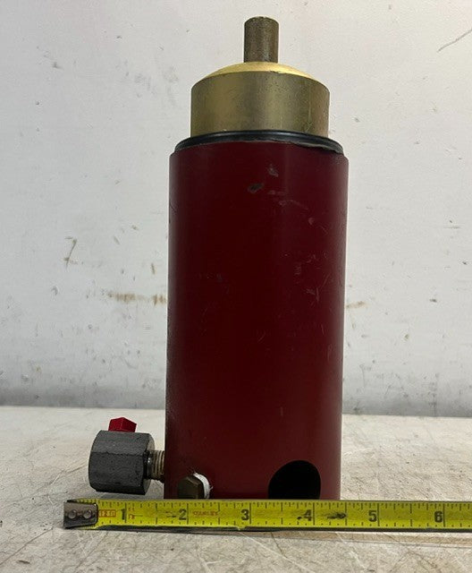 Single Acting Hydraulic Cylinder Ram Clevis Mount 8-3/4" Tall 82.47mm Diameter