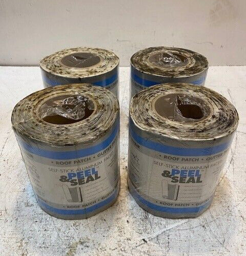 4 Quantity of Peel & Seal Self-Stick Aluminum Faced 6" x 25' (4 Quantity)