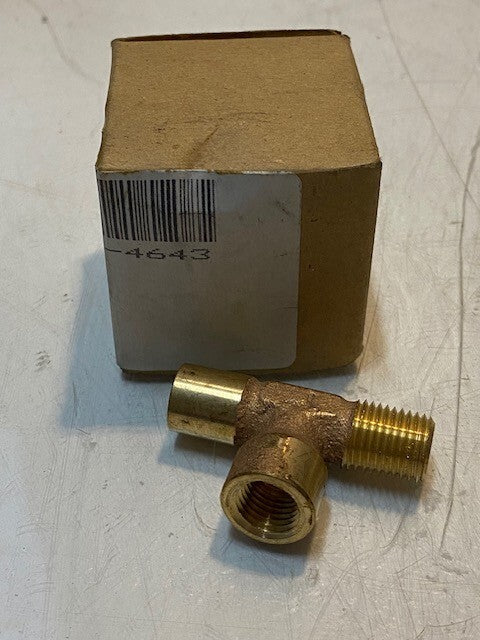 Pipe Elbow Fuel Tee Pipe to Tube Straight Adapter 4730-00-153-4643