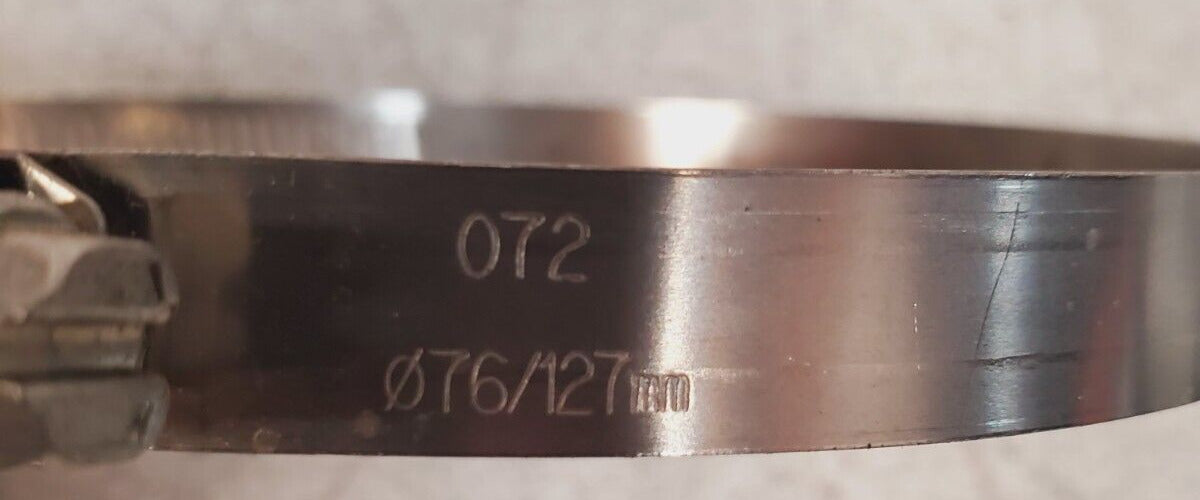 13 Qty Stainless Steel Hose Clamps 072 | 076/127mm (13 Qty)