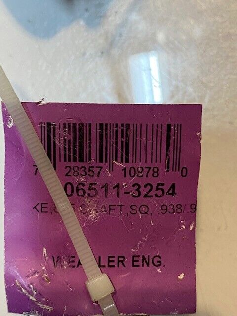 2 Quantity of Weasler 06511-3254 Yoke .675 Shaft .938/.9 Square (2 Quantity)