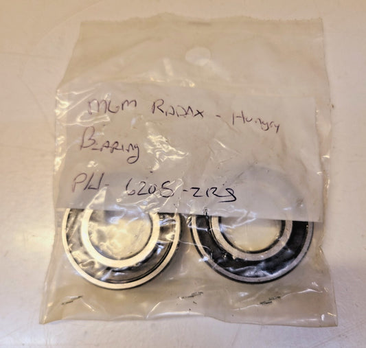 2 Quantity of MGM Radax Ball Bearings 6205-2RS (2 Qty)