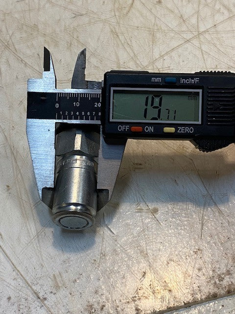 Parker NS-32-6FP Hydraulic Non-Spill Flat Face Push to Connect Quick Coupling