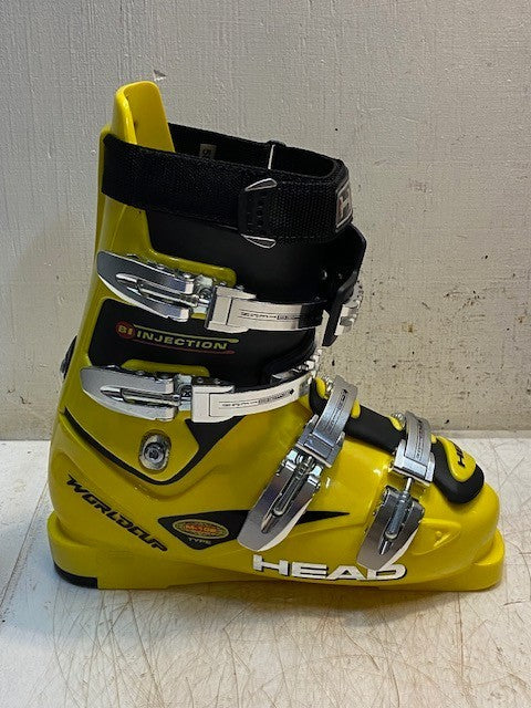 Head High Performance Yellow Ski Boots Worldcup M-102 MP 250 Size 25.0 | 250-255