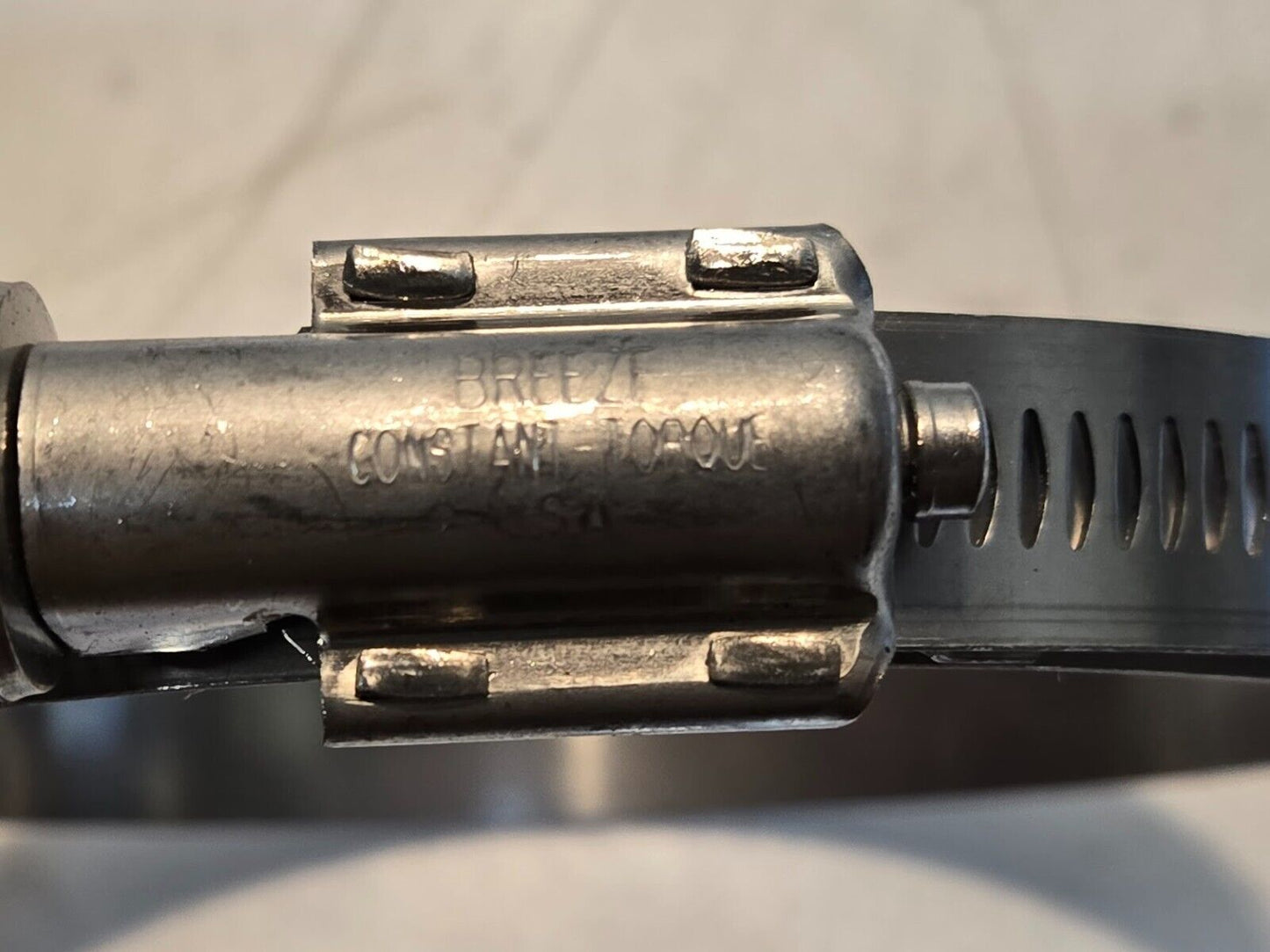 7 Quantity of Breeze Constant Torque 0345 CT450 SS Hose Clamps (7 Quantity)