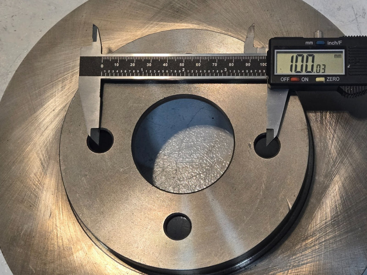 Brake Rotor 4x100mm Bolt Pattern 10in Diameter 24.2mm Rotor Thickness
