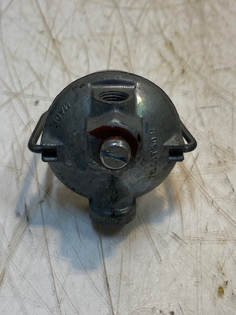 Tillotson Vintage Glass Fuel Sediment Bowl Assembly Made in USA Fuel Strainer