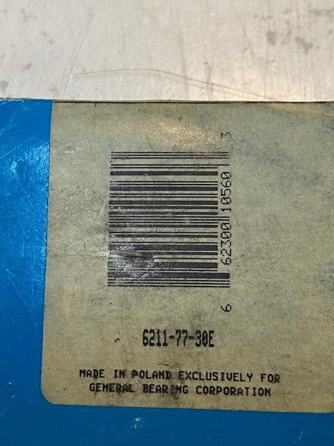 The General Bearing 6211-77-30E | 6211-2ZC3E1 | 100mm OD 55mm Bore