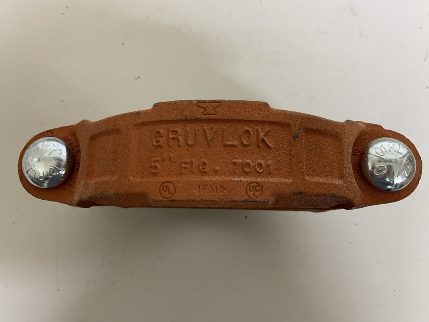 5” Anvil FIG 7001 Gruvlok Flexible Coupling w/ Nitrile Style C Gasket