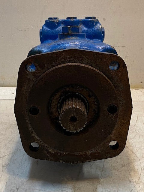 Hydraulic Pump Motor 14-1/2" L 7-3/4" W 9" H 34mm 21-Spline 14mm Bolt Holes