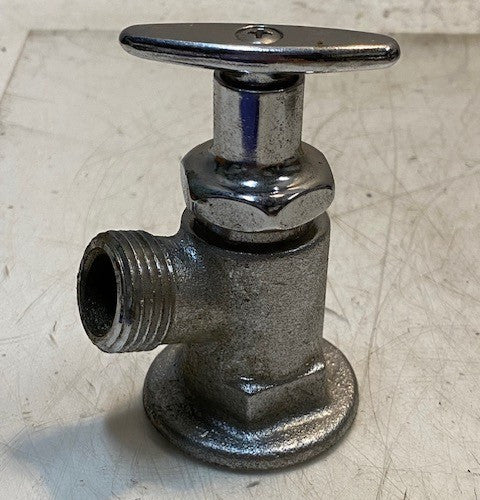 Angle Stop Valve Faucet 3-3/4" Height 2-1/8" Bottom 27mm Thread 18mm ID