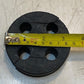 11 Quantity of 4-Hole Rubber Grommets 3-1/4" Dia. 1" Thick (11 Quantity)