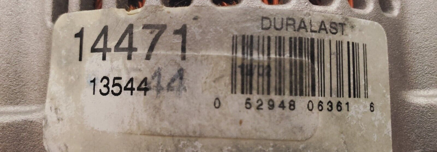 Duralast Alternator 14471 | 13544 | 0201343