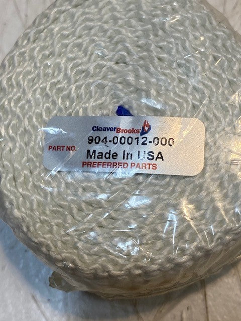 CLEAVER BROOKS 904-00012-000 TEXTURED FIBERGLASS GASKET TAPE 100FT LONG