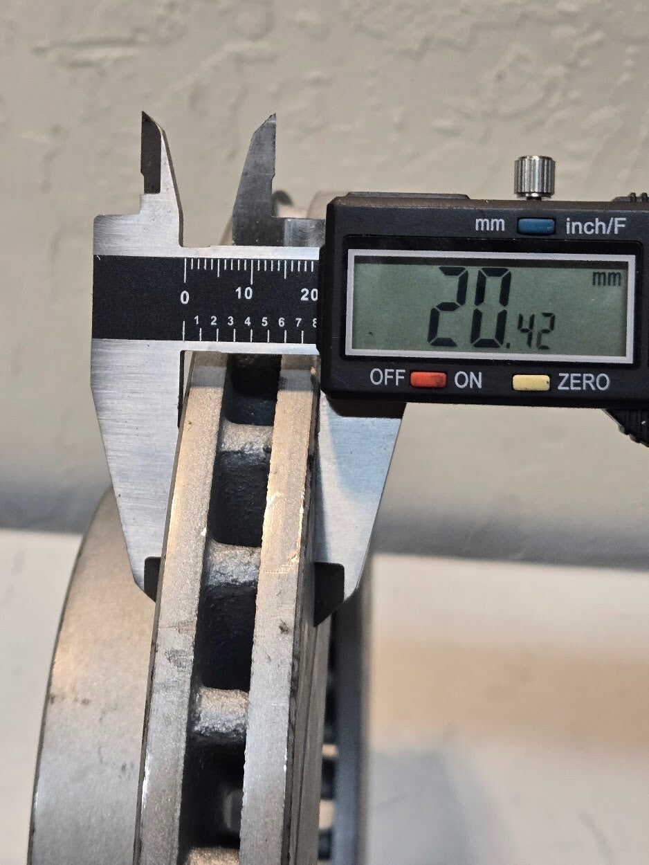 Drilled and Slotted Brake Rotor 5x100mm Bolt Pattern 10 3/16" Diameter