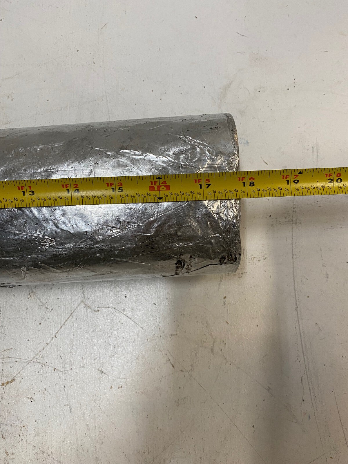 Giant Roll of Aluminum Foil 18" Length x 4" Diameter .11mm Thick