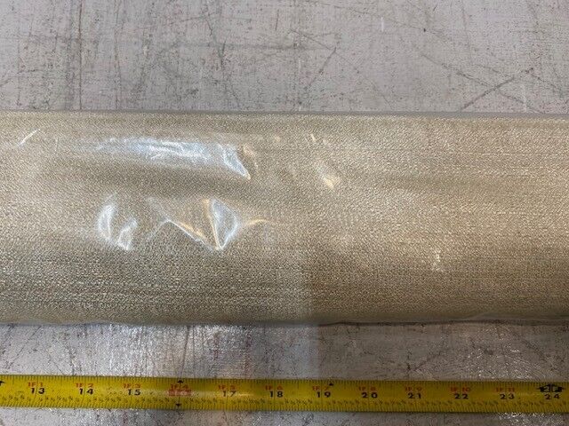 Fabric Cream Window Shade Mounting Kit 27" Wide 64" Long