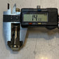 Lincoln High Pressure Control Valve Oil Injector 3-1/8" L 14mm End 13mm Mid 11mm