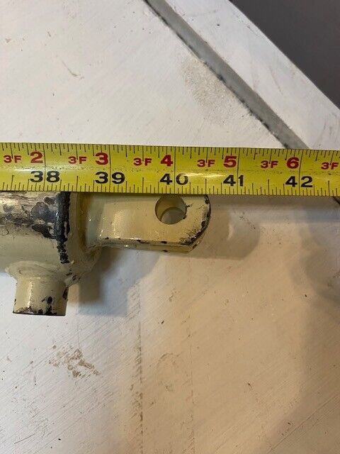 Hydraulic Cylinder, White, 40-1/2" Long 13mm Bore 61mm OD