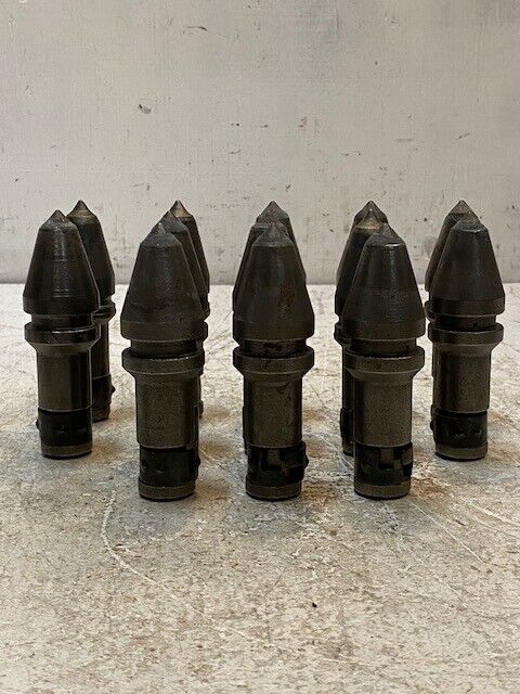 13 Quantity of Various Sizes of 4-3/4" L Carbide Auger Rock Drill Bits (13 Qty)