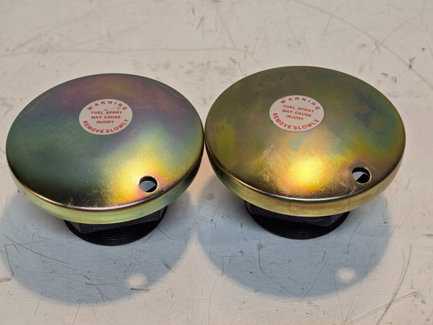 2 Quantity of Vented Transfer Tank Caps | 2" Threaded Neck 2-3/4" Hex (2 Qty)