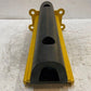 Vestil Steel Rack Guard with Rubber Bumper 18-1/2" L 10-1/2" W 8" H