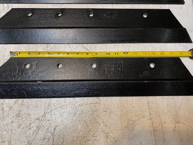 6 Quantity of Wiese Plow Shares RSJD 164 W08K SK1 23-1/2" L 4-3/16" W (6 Qty)