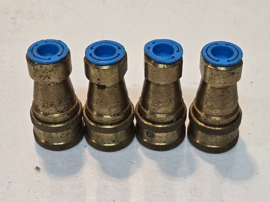 4 Quantity of Safeway BS105-2 3/8" Quick Connect Couplings 1/4" NPT (4 Quantity)