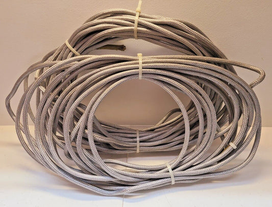 20 Lbs of 304 Braided Cable Sleeving & Wire 1/2" Thickness 2 conductors (20 Lbs)