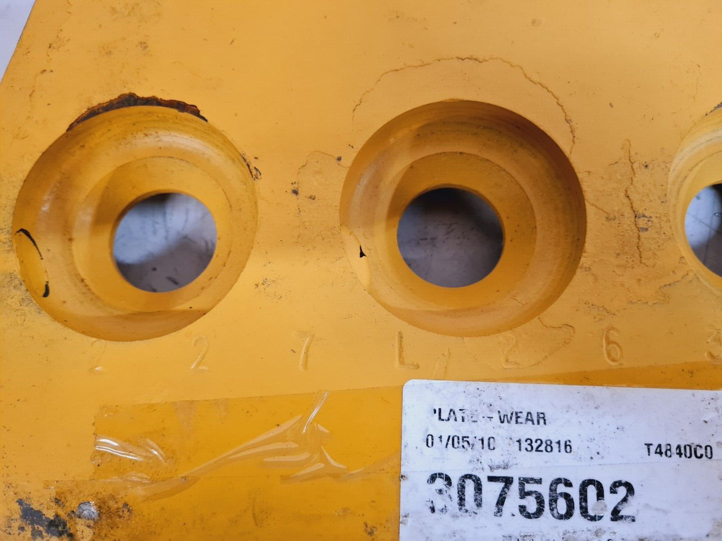 CAT Plate-Wear Part Number 3075602 | T4840C0 | 023075602