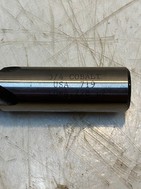 Putnam End Mills 97108 Carbide Cobalt Rougher CB-86 | 3/4 x 3/4 x 3 Flute 4