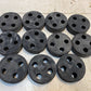 11 Quantity of 4-Hole Rubber Grommets 3-1/4" Dia. 1" Thick (11 Quantity)