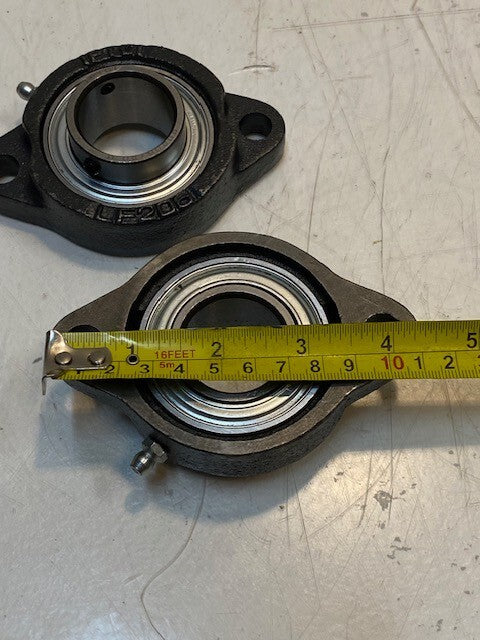 2 Quantity of IPTCI 2-Bolt Flange Bearings LF206 SB206-20G 32mm Bore (2 Qty)