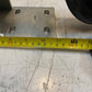 Heavy Duty Spring Loaded Gate Caster 6" Rubber on Cast Iron Wheel 150x50