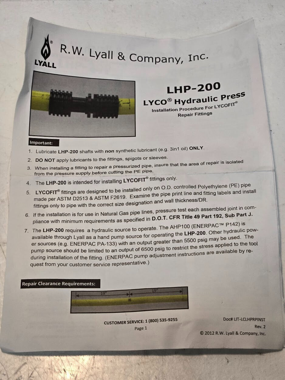 Lyall LC200Y-DER Lycofit 2" IPS SDR 11 Mechanical Coupling RW7RYQ4gPL293KjO