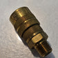 9 Quantity of 1/4" Milton Kwik Change M Style Couplings 1/4" MNPT Brass (9 Qty)