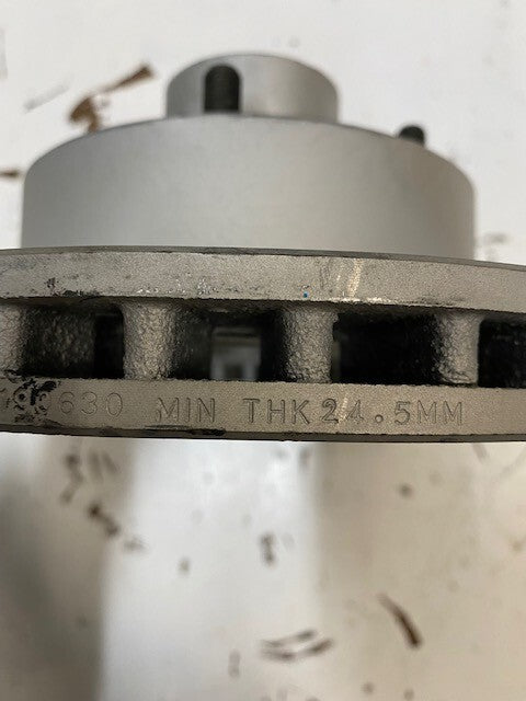 Lug Drilled & Slotted Brake Rotor 5519 190630 MIN THK 24.5MM