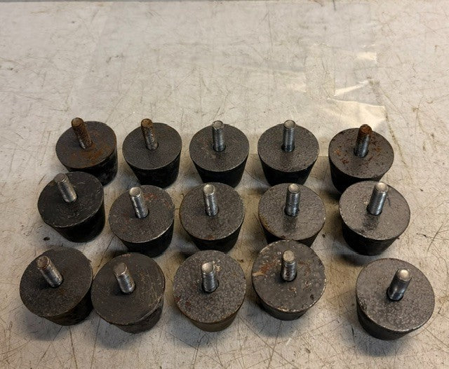 15 Quantity Conical Rubber Vibration Isolator Buffer Mount Rubber Shock Absorber