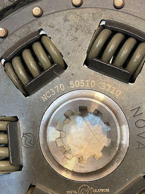 NOVA NC370 Clutch Plate Disc Jeep 10-1/2" x 1-1/16x10 NC370-50510-3710