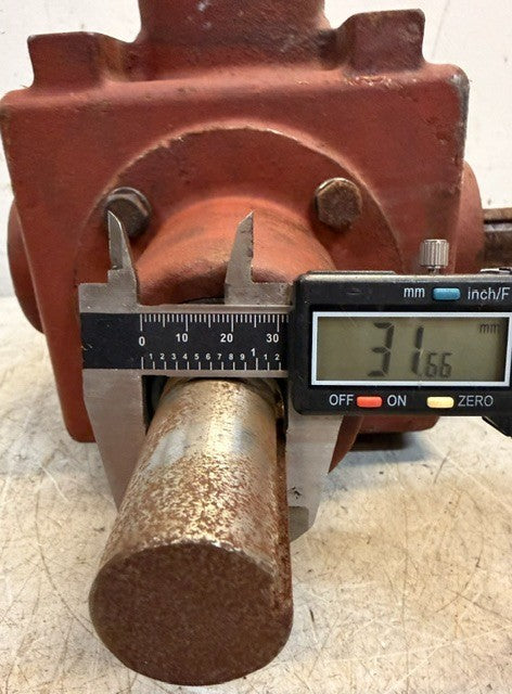 Cast Iron Right Angle Industrial Gear Drive Box 1484 Mehanical Power Unit