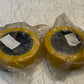2 Quantity of Yellow Rubber Wheels 1347963 for Delta 36-865 Power Feeder (2 Qty)