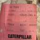 Caterpillar CAT Coupling 9X-7668