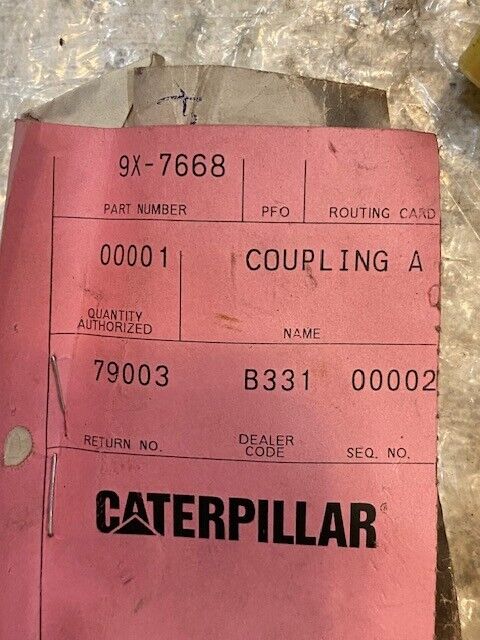 Caterpillar CAT Coupling 9X-7668