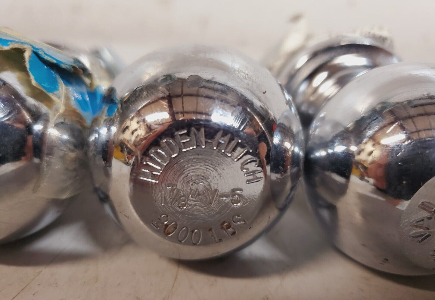 6 Qty. of Valley Reese Hidden Hitch | Hitch Balls 1-7/8" 2000 Lbs (6 Qty)