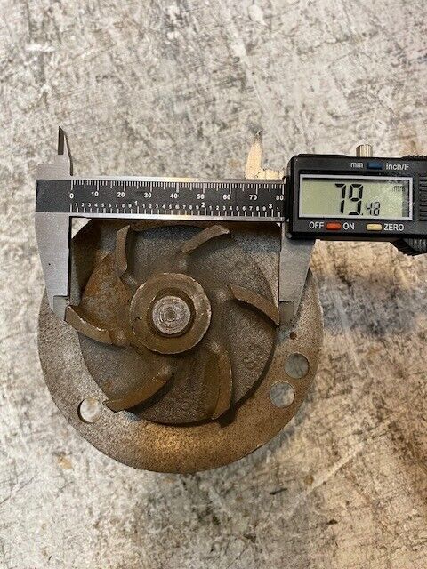 Water Pump w/ Hub 37751 | 5" Tall 4-3/4" Dia.